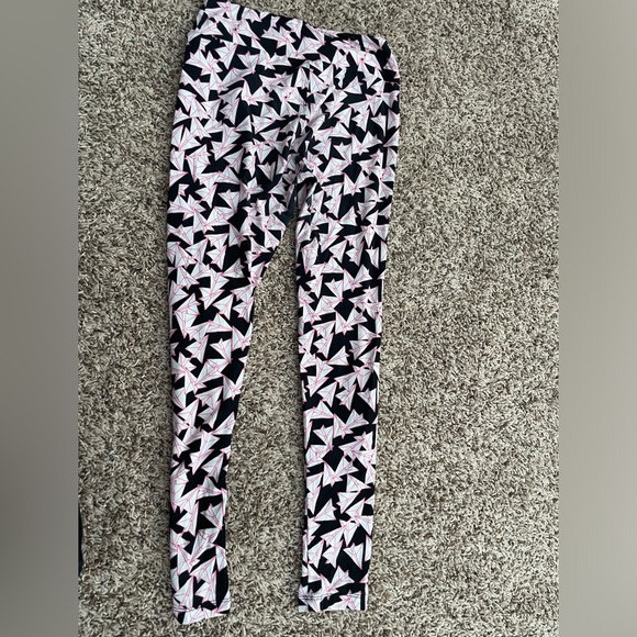 Incredibly unique paper airplane leggings. Great condition. - Picture 6 of 6